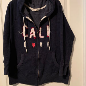 Old Navy Destressed Hoodie  - Size XL